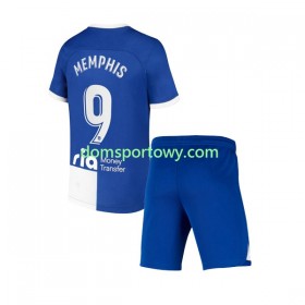 Koszulka Atlético Madryt Memphis 9 120 Anniversary Dziecięcy Domowe Koszulki Piłkarskie 2022-2023 Krótki Rękaw